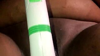 Pretty Ebony Petite Girl Feels Wet Pussy During Outdoor Masturbation.