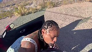 Porsha carrera is an outside dick sticking whore, loving big black cocks