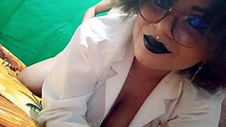 Original life like nurse dressed in uniform indulge in intimate relationship and have sex with patient at home