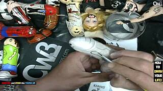 ITS TIME TO FINISH PAINTING THE LITTLE 18+ GREY ALIEN - DILDO ART BUSINESS