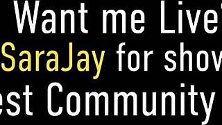 i watch sara jay and nina kayy eat pussy in the shower