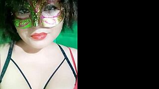 Milf shows big natural tits and ass in homemade video