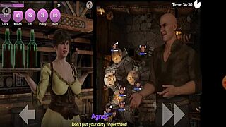 In corruption town, milf masturbates with big tits