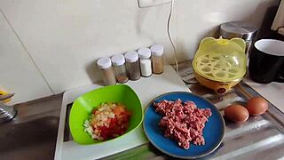 Hot Stepmom Teaches Cooking While I Crave Her Body