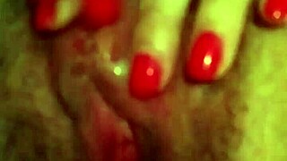 Fingering her pussy before big cock fucking