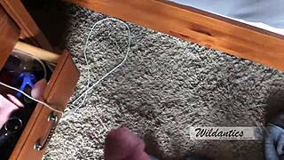 Crazy blonde slut craves intense creampie and toys