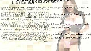 Steps to Seduce Older Cougar