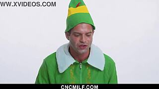 horny elf fucks stepmom and stepdaughter in hardcore threesome