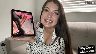 Sph Amateur Babe Talks Dirty, Humiliating Small Cocks On Webcam Femdom Style