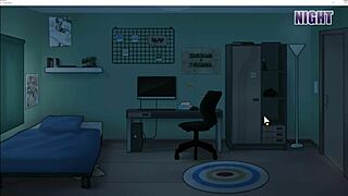 House Chores 3: Sneaky Handjob From Big Breasts Maid On Big White Cock