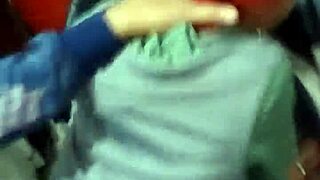 Horny milf gives a mind blowing blowing blow job at a bar