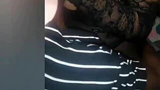 Big booty pounds African amateur from behind