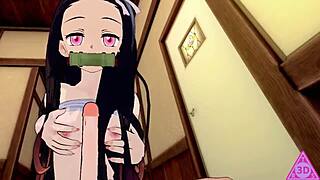 koikatsu tanjiro nezuko demon slayer hentai videos have sex blowjob handjob horny and cumshot gameplay porn uncensored thereal3dstories 4 5