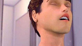 Blonde milf scrubs down wet tits in bath!