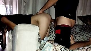 Early morning fuck, vigilant not to be caught