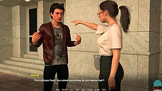 Anna becomes a rockstar with big tits in roleplay