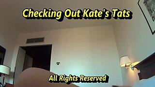 Kate Cash Shows Tattoos and Naked Body