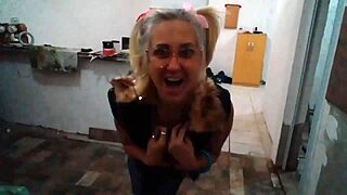 Show de tetas grandes cozinheira stella still full on red