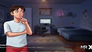 Summertime Saga: Hentai game; mature mom's tutoring session