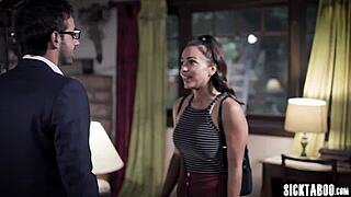 बस्टी ब्रूनेट एमआईएलएफ कन्फ्यूज्ड और पर्वर्टेड गाइज द्वारा ब्लोजॉब और कॉक प्ले के लिए इस्तेमाल की जाती है!