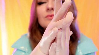 Arya Grander's ASMR with Surgical Latex Gloves for Relaxation
