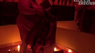 An ague seductive Latina charm in a magic show — Candyofi