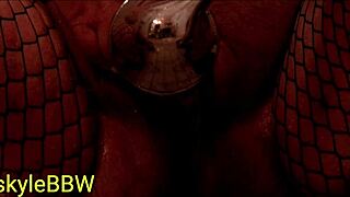 BBW shower play in fishnets and stockings with ItsKylieBBW