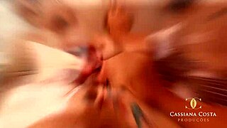 After a hot session, I ended up covered in cum.