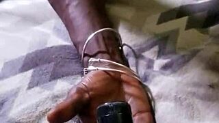 Ebony Milf Squirts with New Toy!