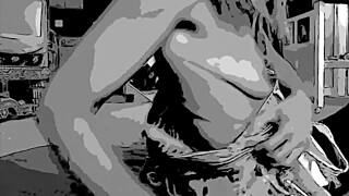 Lay down for comedy and wet cum action