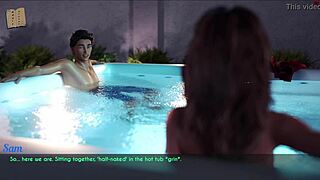 A wife and stepmother sam explore their missing scene together