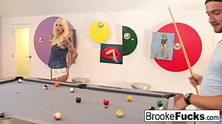 brooke is playing sexy billiards with vans balls in car 😏