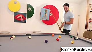 brooke is playing sexy billiards with vans balls in car 😏