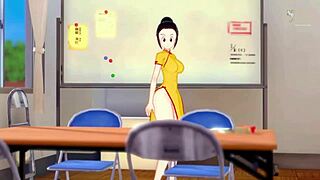 hot milf chi-chi rewards student with milk