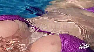 Kanye exposed to big breasts Filipina while swimming