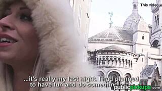 Chloe Lacourt Gets Picked Up Publicly On Mofos Com For Cumshot.