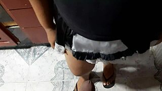 Maid interrupted for big cock deepthroat
