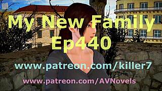 Big tits teen in my new family game!