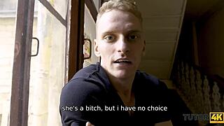 tutor4k boy explores bondage fetish with sexy tutor