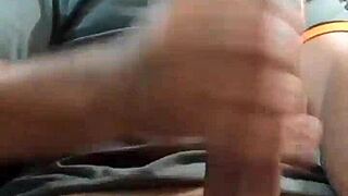 Mature Man Masturbates During Sensual Massage Session