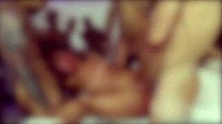 Big black cocks pound interracial beauties and mature MILFs