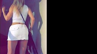 second day in paris flashing my panties