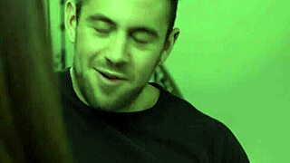 Male stripper faces angry wife after dancing for husband.