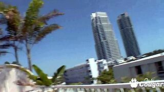 Horny milfs deepthroat with big butts!