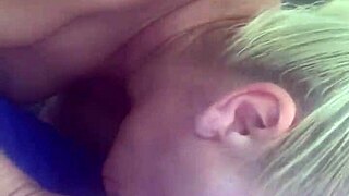First person view of a provocative wife riding her husband’s cock then performing oral sex
