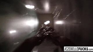 Jezebelle Bond Feels Sexy Filming Her Bath With Big Tits.