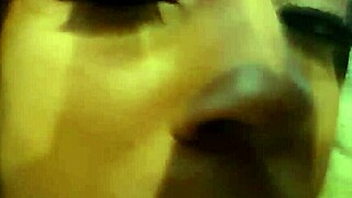 Black amateur fucks and sucks in missionary style