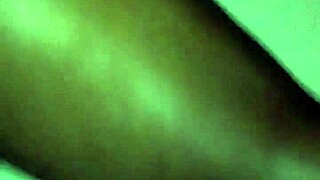 Rubbin Body Oil on a Black Milf