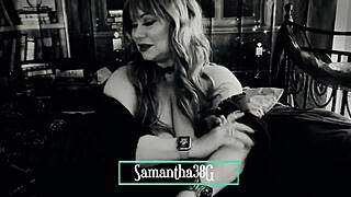 Silent Movie Night Turns Erotic with Spooky Queen and Her Curves