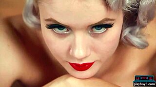 Two smoking natural milf's Lana James and Mosh strip down for a Playboy photoshoot